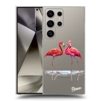 Tok az alábbi mobiltelefonokra Samsung Galaxy S24 Ultra S928B 5G - Flamingos couple