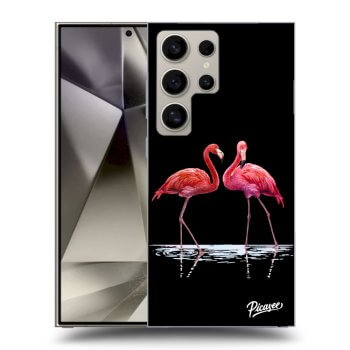 Picasee ULTIMATE CASE PowerShare Samsung Galaxy S24 Ultra S928B 5G - készülékre - Flamingos couple