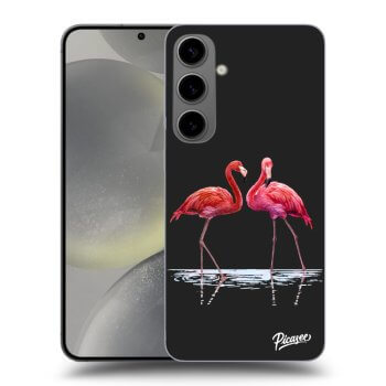 Tok az alábbi mobiltelefonokra Samsung Galaxy S24+ S926B 5G - Flamingos couple