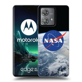 Picasee fekete szilikon tok az alábbi mobiltelefonokra Motorola Edge 40 Neo - Nasa Earth
