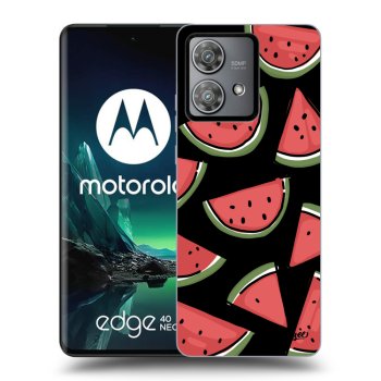 Picasee fekete szilikon tok az alábbi mobiltelefonokra Motorola Edge 40 Neo - Melone