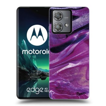 Tok az alábbi mobiltelefonokra Motorola Edge 40 Neo - Purple glitter