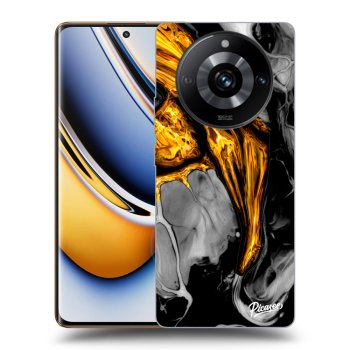 Szilikon tok erre a típusra Realme 11 Pro+ - Black Gold