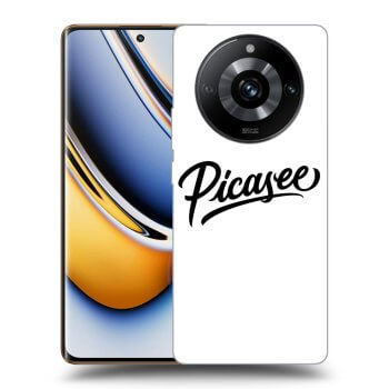 Szilikon tok erre a típusra Realme 11 Pro+ - Picasee - black