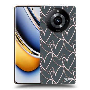 Szilikon tok erre a típusra Realme 11 Pro+ - Lots of love