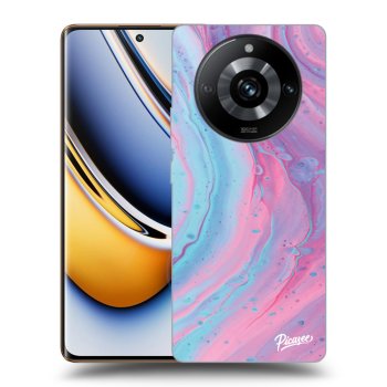 Szilikon tok erre a típusra Realme 11 Pro+ - Pink liquid