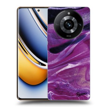 Szilikon tok erre a típusra Realme 11 Pro+ - Purple glitter