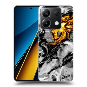 Picasee ULTIMATE CASE Xiaomi Poco X6 - készülékre - Black Gold 2