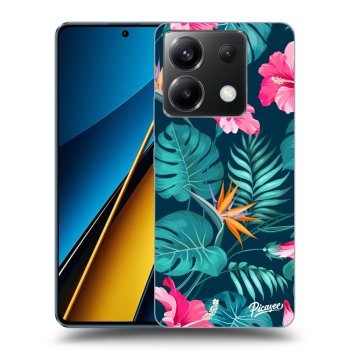 Picasee ULTIMATE CASE Xiaomi Poco X6 - készülékre - Pink Monstera