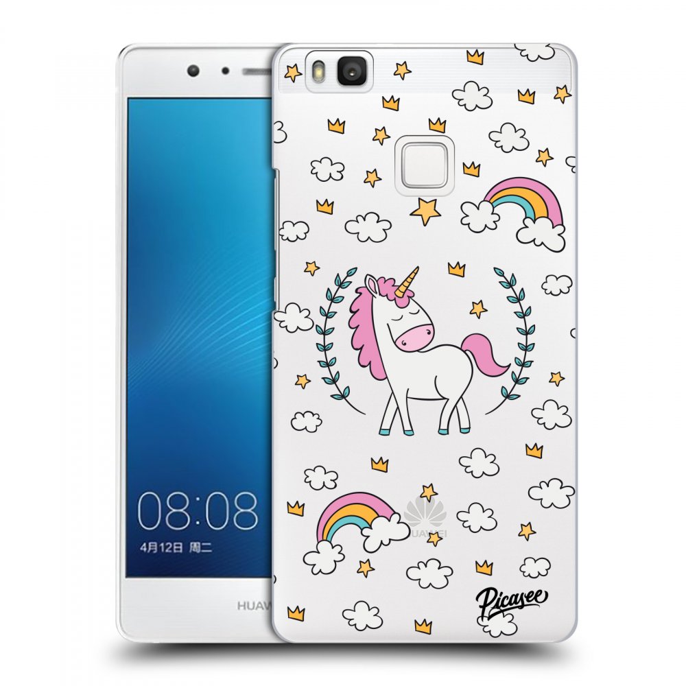 Picasee átlátszó szilikon tok az alábbi mobiltelefonokra Huawei P9 Lite - Unicorn star heaven
