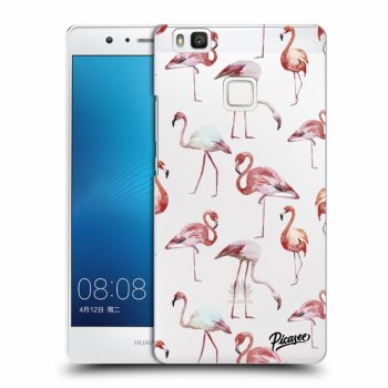 Picasee átlátszó szilikon tok az alábbi mobiltelefonokra Huawei P9 Lite - Flamingos