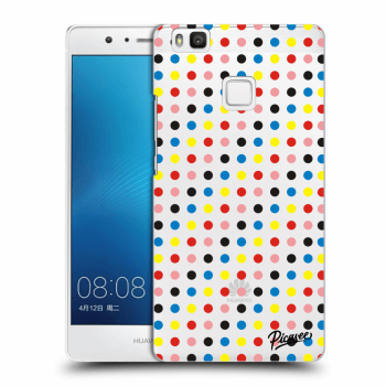 Picasee átlátszó szilikon tok az alábbi mobiltelefonokra Huawei P9 Lite - Colorful dots