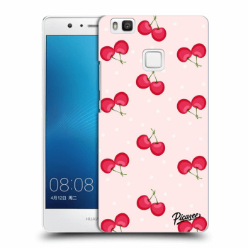 Picasee átlátszó szilikon tok az alábbi mobiltelefonokra Huawei P9 Lite - Cherries