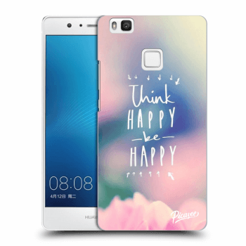 Picasee átlátszó szilikon tok az alábbi mobiltelefonokra Huawei P9 Lite - Think happy be happy