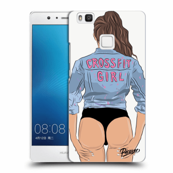 Picasee átlátszó szilikon tok az alábbi mobiltelefonokra Huawei P9 Lite - Crossfit girl - nickynellow