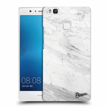 Picasee átlátszó szilikon tok az alábbi mobiltelefonokra Huawei P9 Lite - White marble
