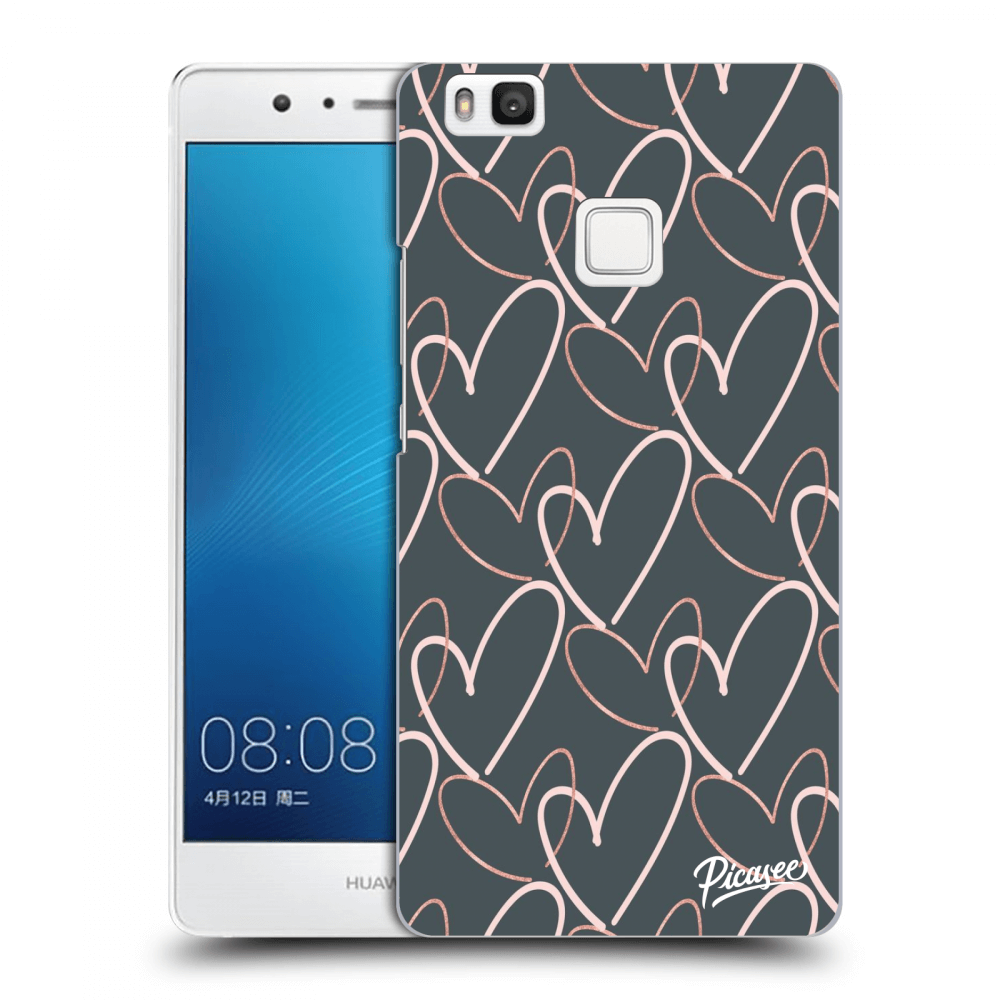 Picasee átlátszó szilikon tok az alábbi mobiltelefonokra Huawei P9 Lite - Lots of love