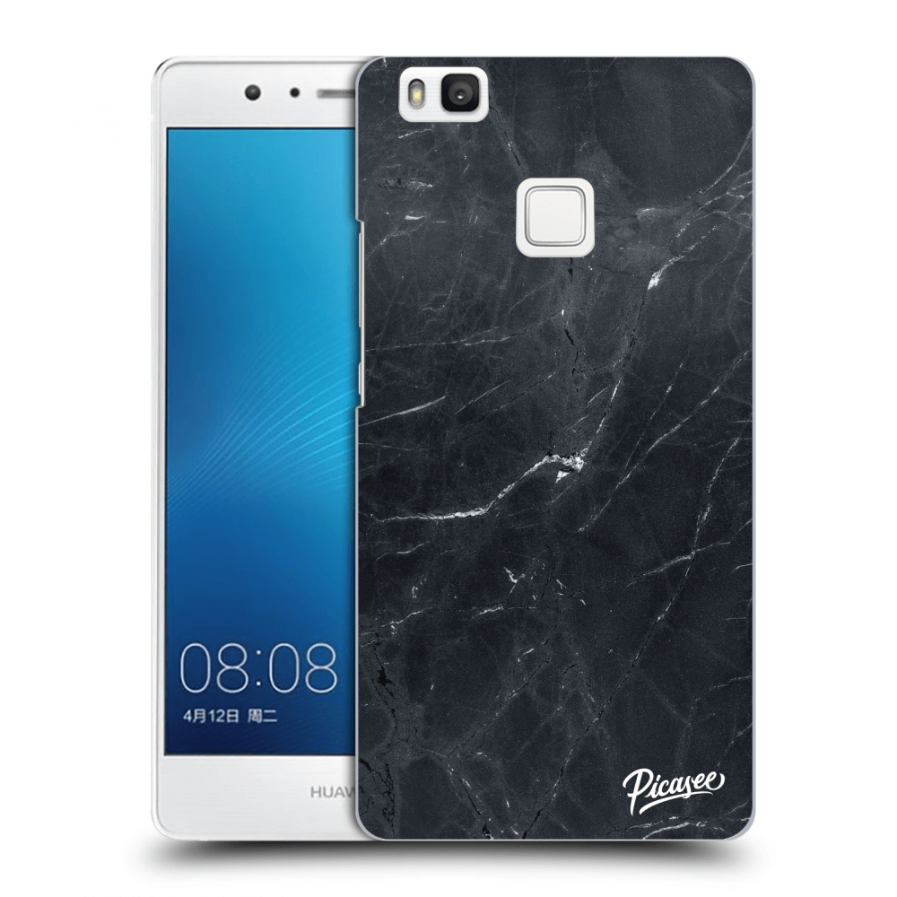 Picasee átlátszó szilikon tok az alábbi mobiltelefonokra Huawei P9 Lite - Black marble