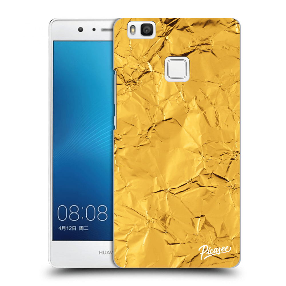 Picasee átlátszó szilikon tok az alábbi mobiltelefonokra Huawei P9 Lite - Gold