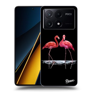 Picasee ULTIMATE CASE Xiaomi Poco X6 Pro - készülékre - Flamingos couple