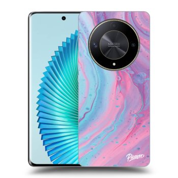 Szilikon tok erre a típusra Honor Magic6 Lite 5G - Pink liquid