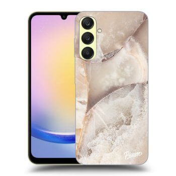 Tok az alábbi mobiltelefonokra Samsung Galaxy A25 A256B 5G - Cream marble