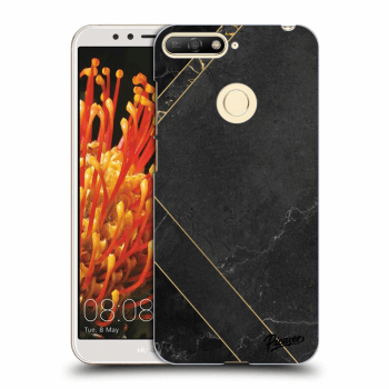 Tok az alábbi mobiltelefonokra Huawei Y6 Prime 2018 - Black tile