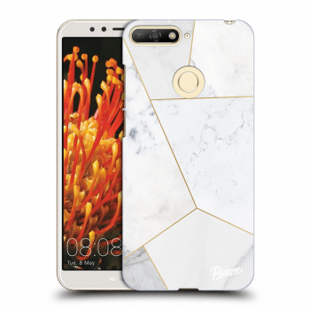 Tok az alábbi mobiltelefonokra Huawei Y6 Prime 2018 - White tile