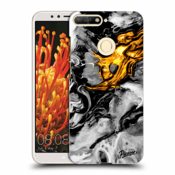 Tok az alábbi mobiltelefonokra Huawei Y6 Prime 2018 - Black Gold 2