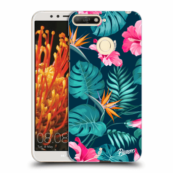 Szilikon tok erre a típusra Huawei Y6 Prime 2018 - Pink Monstera