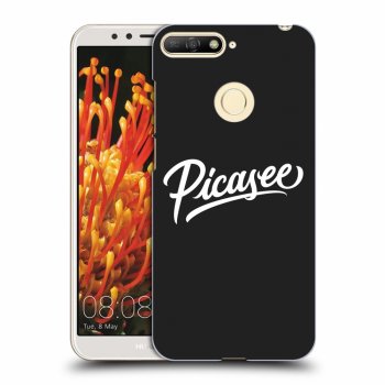 Picasee fekete szilikon tok az alábbi mobiltelefonokra Huawei Y6 Prime 2018 - Picasee - White