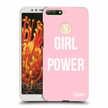 Picasee fekete szilikon tok az alábbi mobiltelefonokra Huawei Y6 Prime 2018 - Girl power