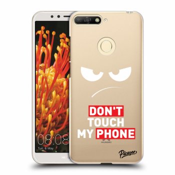Tok az alábbi mobiltelefonokra Huawei Y6 Prime 2018 - Angry Eyes - Transparent