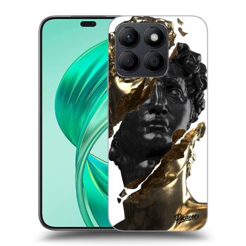 Szilikon tok erre a típusra Honor X8b - Gold - Black