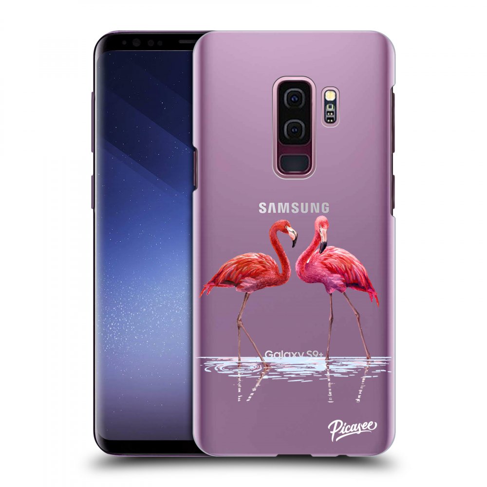 Picasee átlátszó szilikon tok az alábbi mobiltelefonokra Samsung Galaxy S9 Plus G965F - Flamingos couple