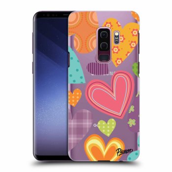 Picasee átlátszó szilikon tok az alábbi mobiltelefonokra Samsung Galaxy S9 Plus G965F - Colored heart
