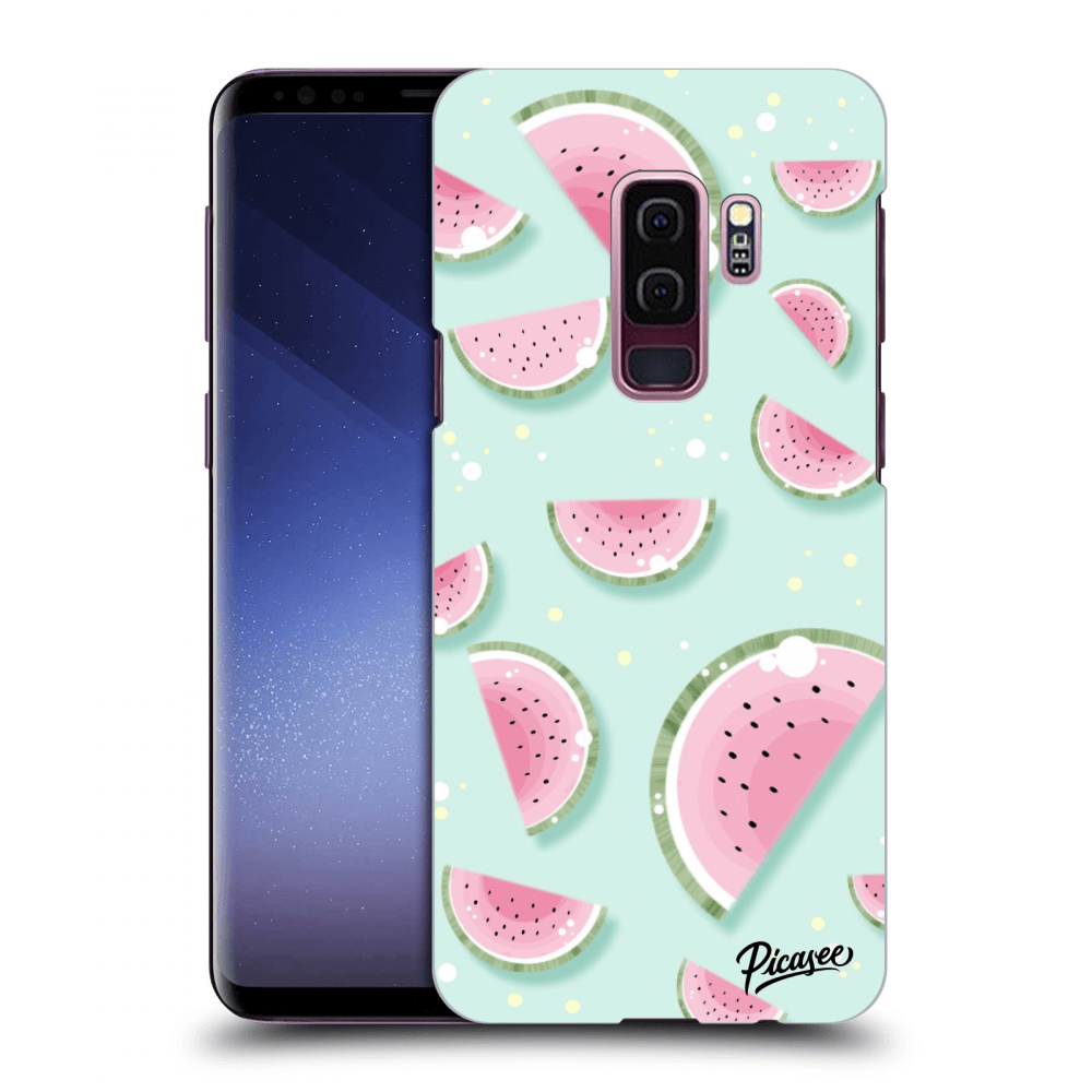 Picasee fekete szilikon tok az alábbi mobiltelefonokra Samsung Galaxy S9 Plus G965F - Watermelon 2