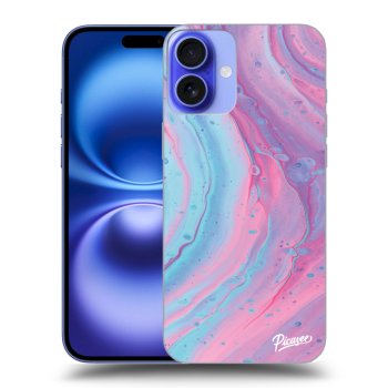 Szilikon tok erre a típusra Apple iPhone 16 - Pink liquid