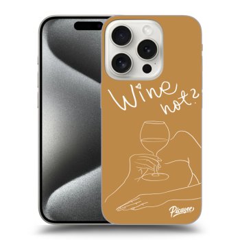 Szilikon tok erre a típusra Apple iPhone 16 Pro - Wine not
