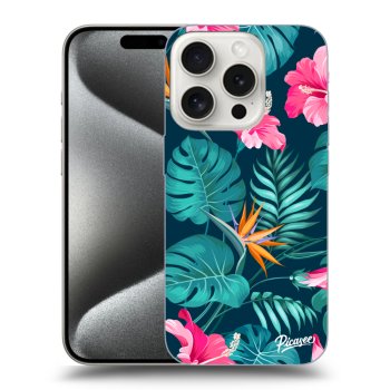 Szilikon tok erre a típusra Apple iPhone 16 Pro - Pink Monstera