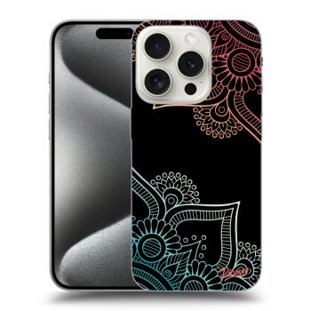 Szilikon tok erre a típusra Apple iPhone 16 Pro - Flowers pattern