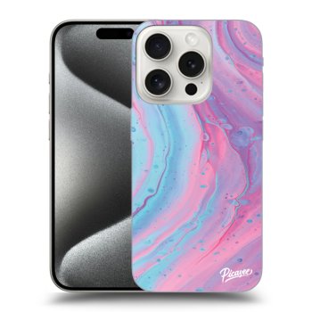 Szilikon tok erre a típusra Apple iPhone 16 Pro - Pink liquid