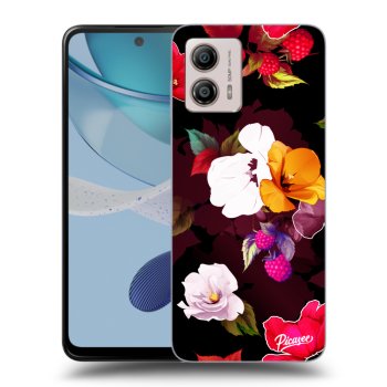 Tok az alábbi mobiltelefonokra Motorola Moto G53 5G - Flowers and Berries