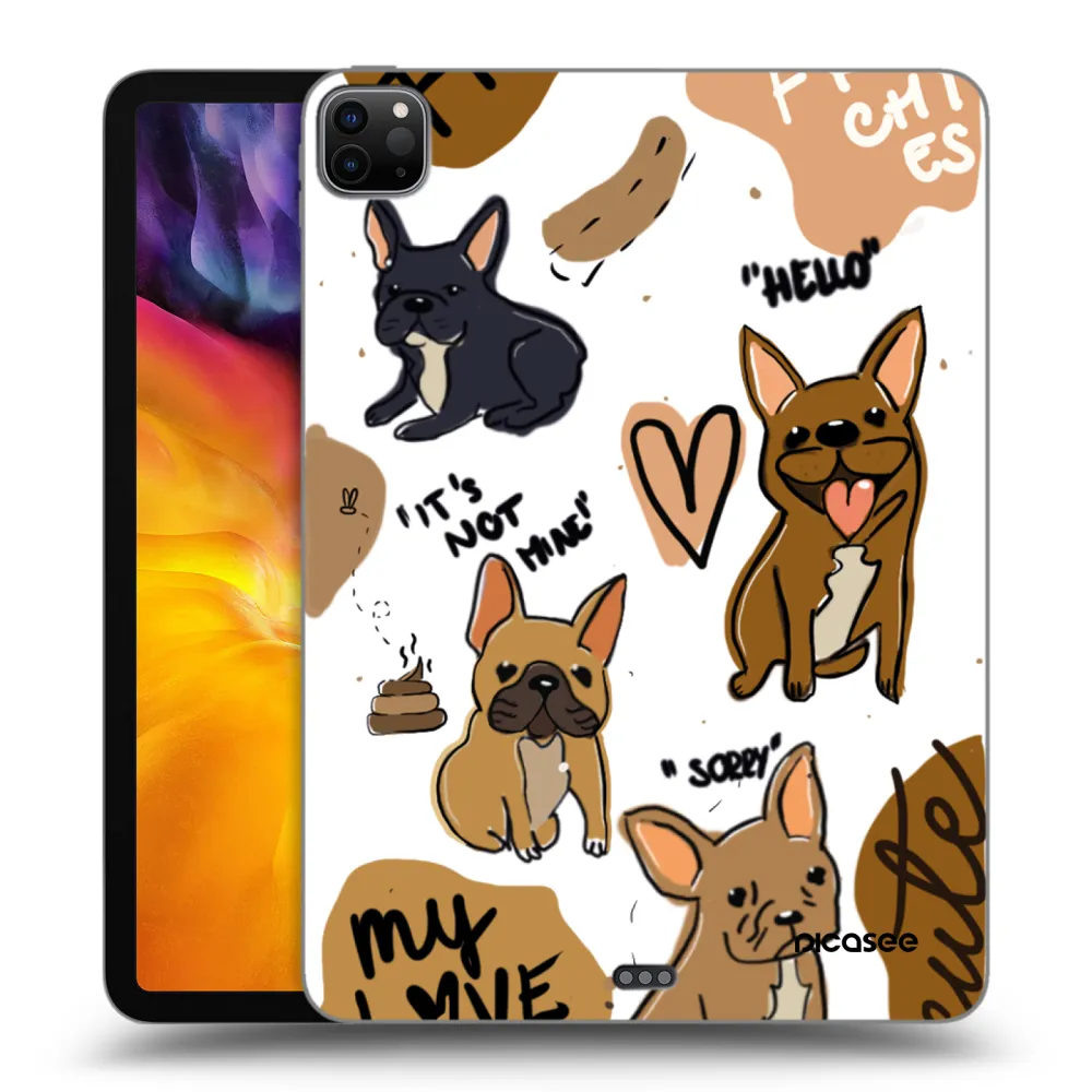 Picasee fekete szilikon tok az alábbi táblagépre Apple iPad Pro 11" 2024 (7.gen.) - Frenchies