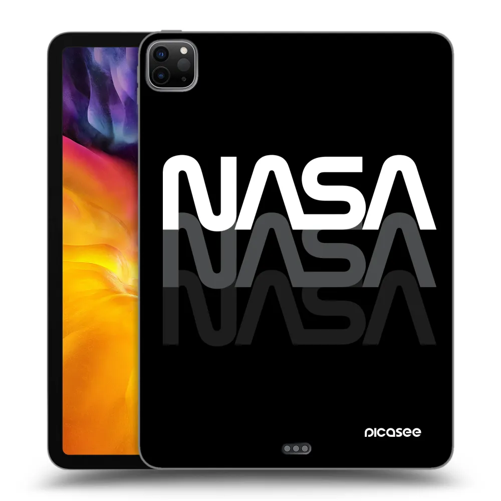Picasee fekete szilikon tok az alábbi táblagépre Apple iPad Pro 11" 2024 (7.gen.) - NASA Triple