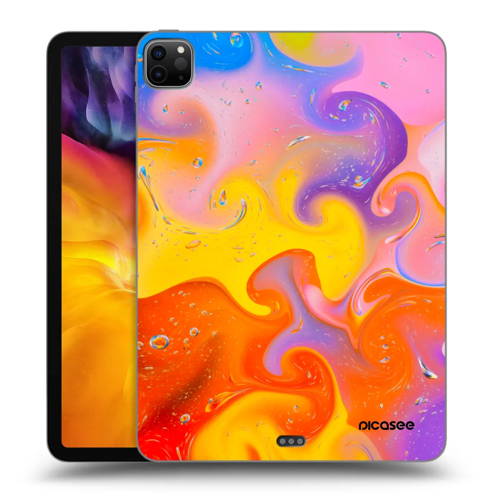Picasee fekete szilikon tok az alábbi táblagépre Apple iPad Pro 11" 2024 (7.gen.) - Bubbles
