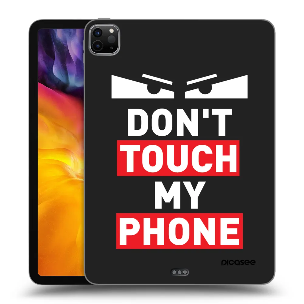 Picasee fekete szilikon tok az alábbi táblagépre Apple iPad Pro 11" 2024 (7.gen.) - Shadow Eye - Transparent