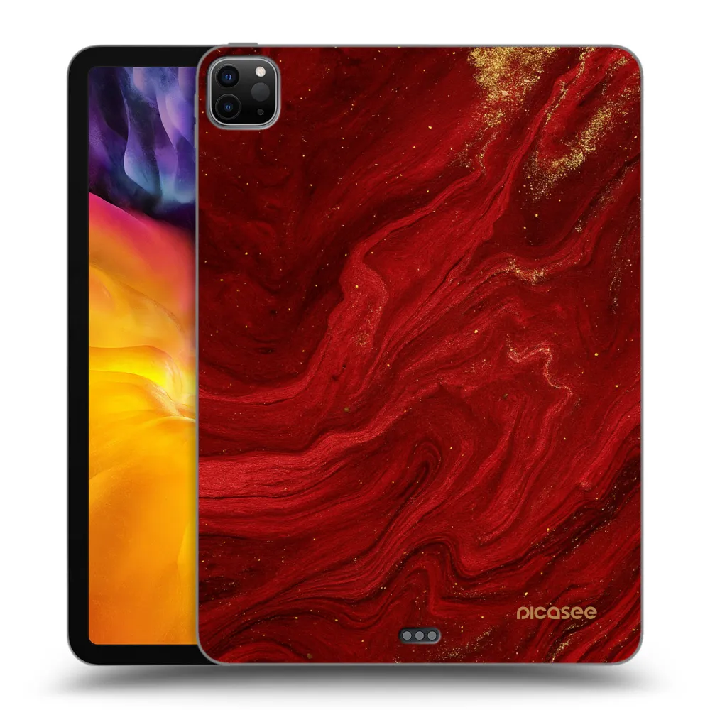 Picasee fekete szilikon tok az alábbi táblagépre Apple iPad Pro 11" 2024 (7.gen.) - Red