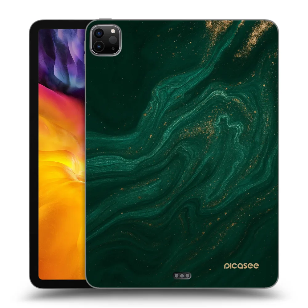 Picasee fekete szilikon tok az alábbi táblagépre Apple iPad Pro 11" 2024 (7.gen.) - Green