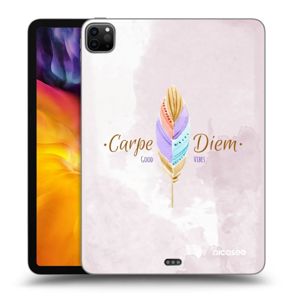 Picasee fekete szilikon tok az alábbi táblagépre Apple iPad Pro 11" 2024 (7.gen.) - Carpe Diem